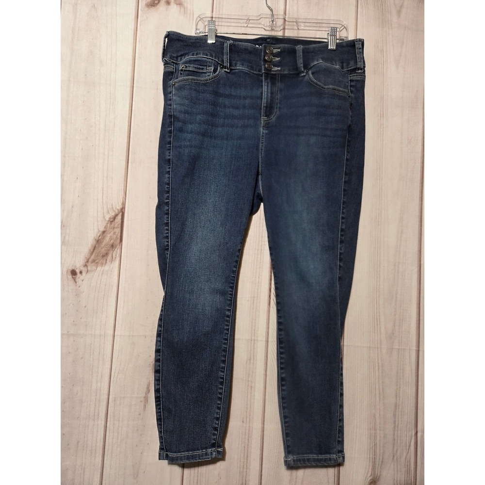 Torrid Super Soft Jegging Dark Wash Blue Denim High Rise Skinny Jeans 16XS